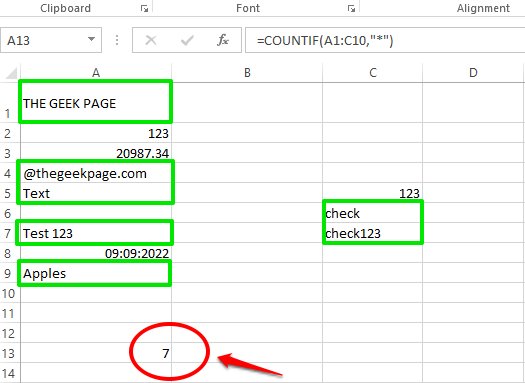 C Mo Contar El N Mero De Celdas Que Contienen Cadenas De Texto En Excel