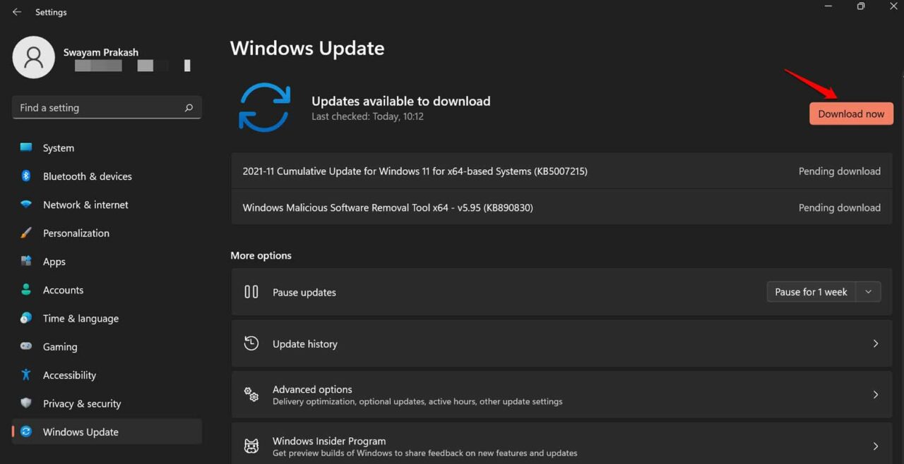 download windows 11 update